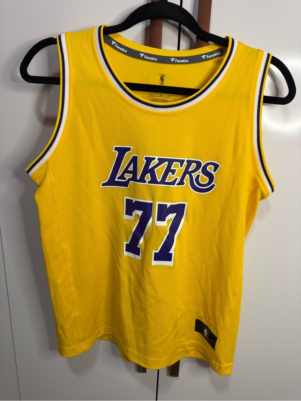 Fanatics Los Angeles Lakers Doncic #77 Youth L Jersey